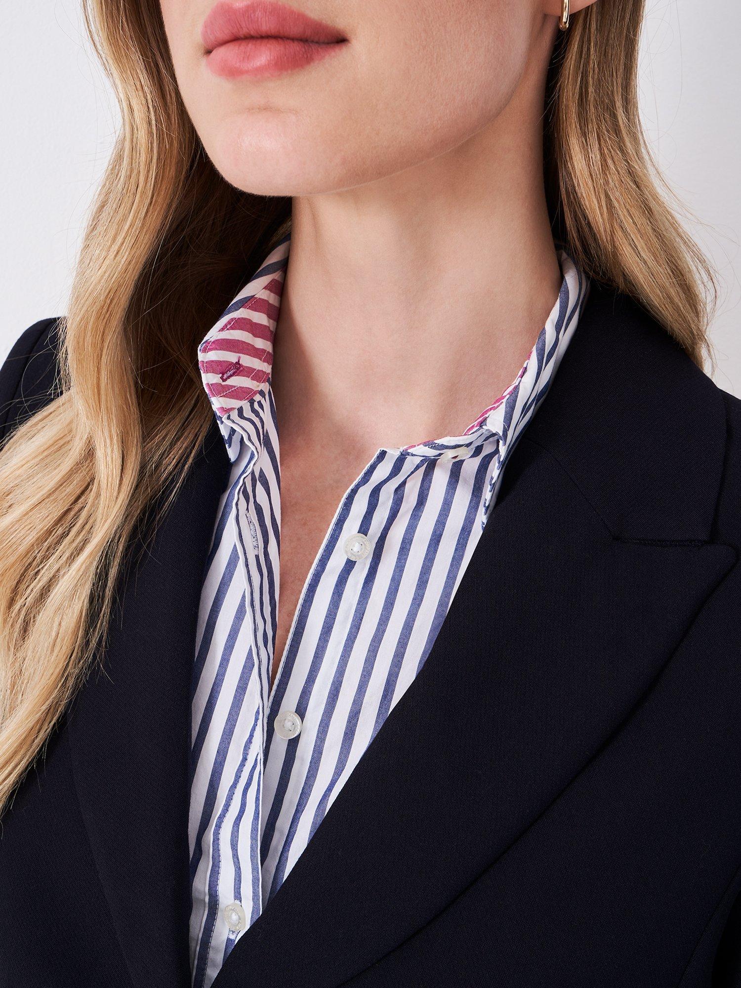 Product image 4 of 5, which shows Crew Clothing The Crew Blazer, Navy Blue, 6