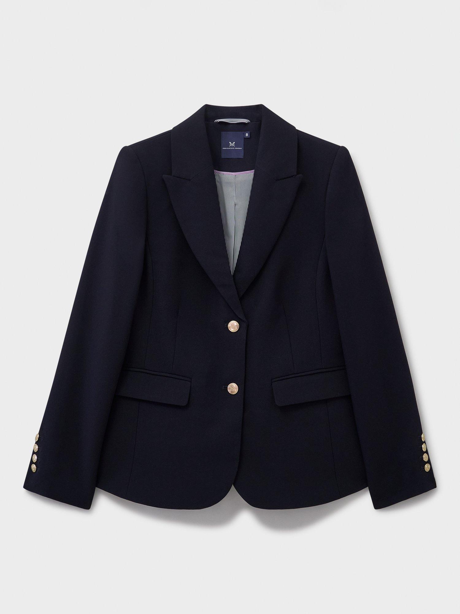 Product image 5 of 5, which shows Crew Clothing The Crew Blazer, Navy Blue, 6