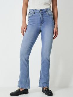Crew Clothing Mid Rise Bootcut Jeans - view 2, Blue