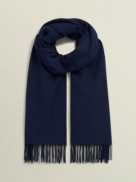 Hobbs Matilda Fringe Trim Scarf, Midnight, Midnight