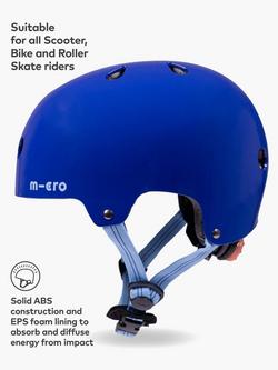 Micro Scooters Kids' Bike/Scooter Safety Helmet, Blue - view 2, Blue