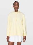 Sweaty Betty Revive Longline Organic Cotton Rich Hoodie, Buttercream Yellow