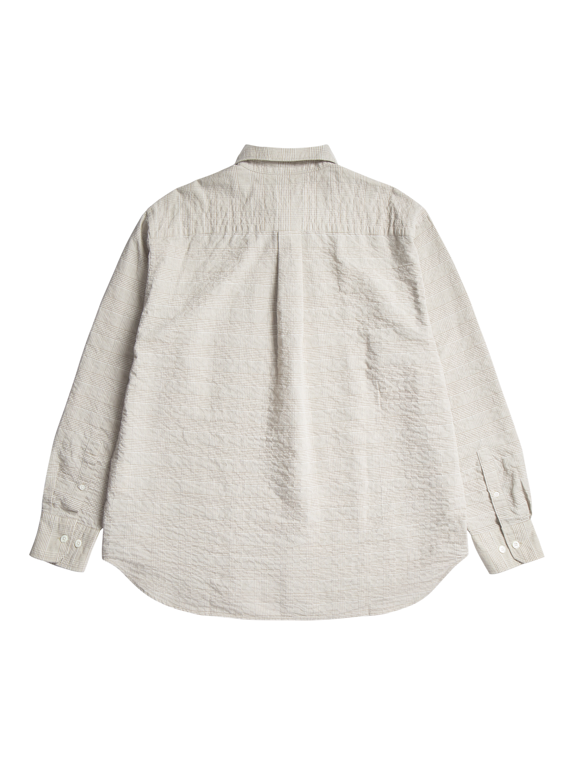 Product image 2 of 3, which shows Norse Projects Ole Oversized Cotton Blend Regular Fit Shirt, Heathland Brown, S