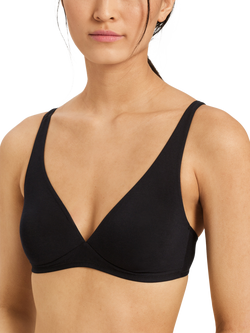 Hanro Cotton Sensation Soft Cup Bra, Black