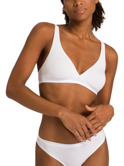 Hanro Cotton Sensation Soft Cup Bra, White