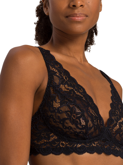 Hanro Moments Soft Cup Bra, Black