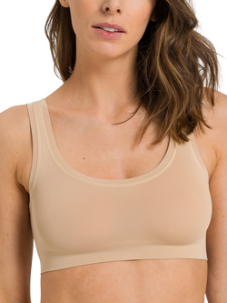 Hanro Touch Feeling Crop Top, Beige