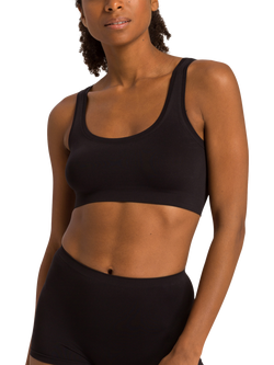 Hanro Touch Feeling Crop Top, Black