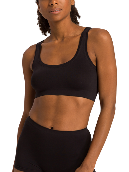 Hanro Touch Feeling Crop Top, Black