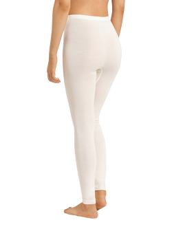 Hanro Woolen Silk Thermal Leggings - view 2, Cygne