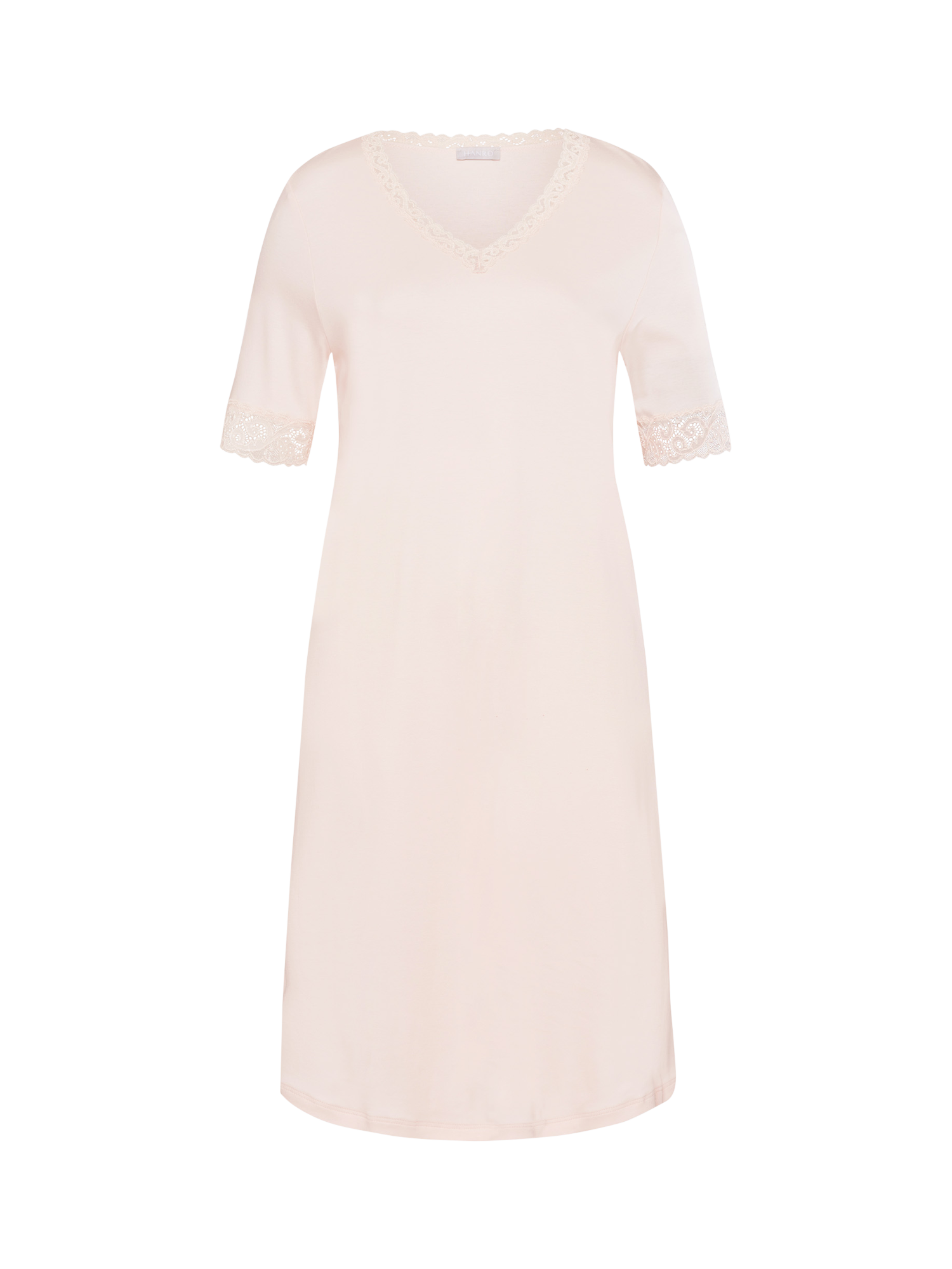 Product image 5 of 6, which shows Hanro Moments Nightdress, Crystal Pink, XS