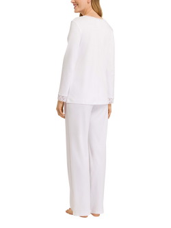 Hanro Moments Long Pyjama Set - view 2, White