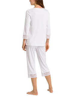 Hanro Moments Cropped Pyjamas - view 2, White