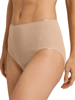 Hanro Cotton Seamless Maxi Briefs, Beige