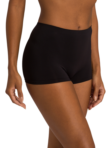 Hanro Touch Feeling Boy Shorty Briefs, Black
