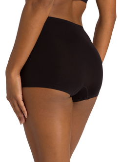 Hanro Touch Feeling Boy Shorty Briefs - view 2, Black