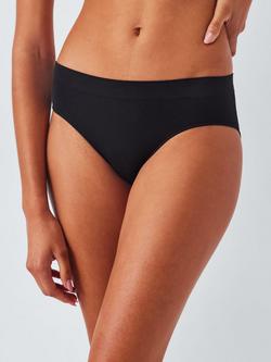 John Lewis Seamfree Bikini Knickers, Pack of 3 - view 2, Blues