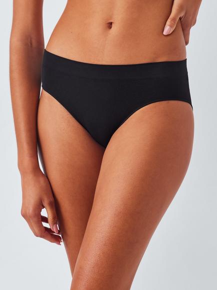 John Lewis Seamfree Bikini Knickers, Pack of 3 - view 2, Blues