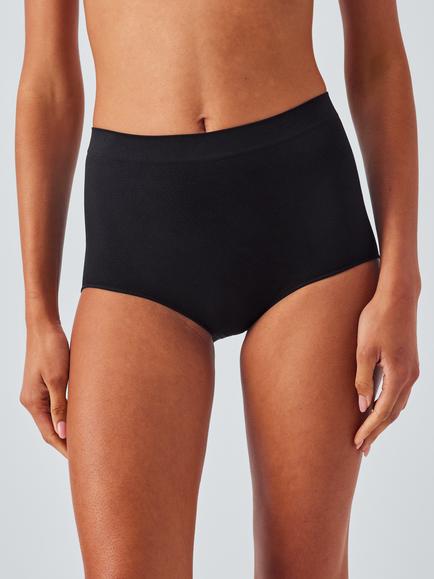John Lewis Seamfree Full Briefs, Pack of 3 - view 2, Blues