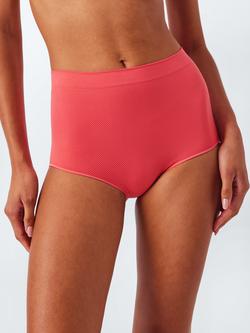 John Lewis Seamfree Full Briefs, Pack of 3 - view 2, Pinks