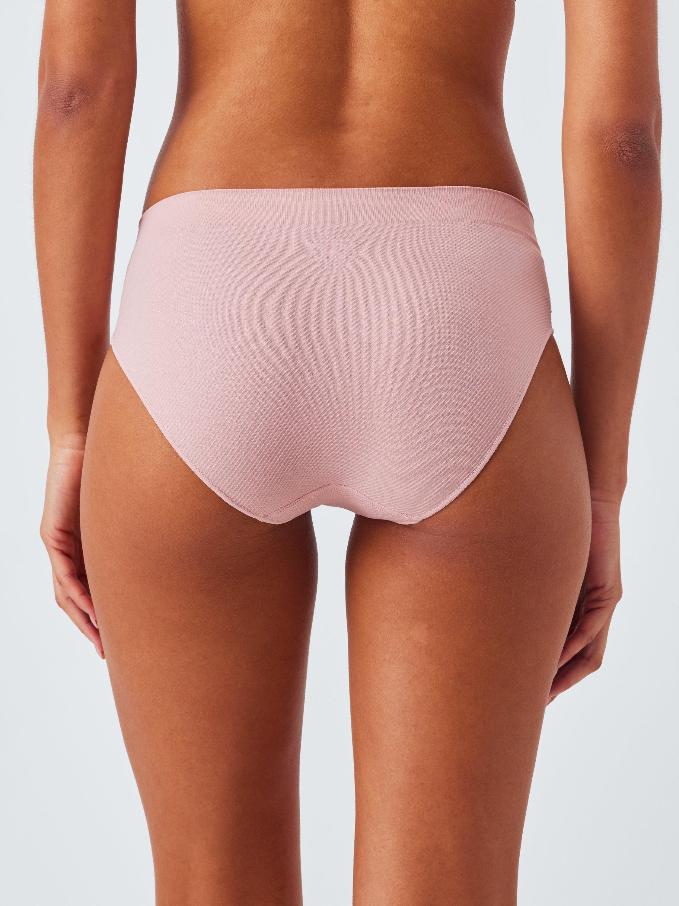 Product image 3 of 6, which shows John Lewis Seamfree Bikini Knickers, Pack of 3, Pinks, 8
