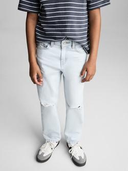 Calvin Klein Kids' Dad Jeans, Sky Blue, Sky Blue