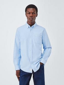 John Lewis Regular Fit Cotton Oxford Shirt, Blue, Blue