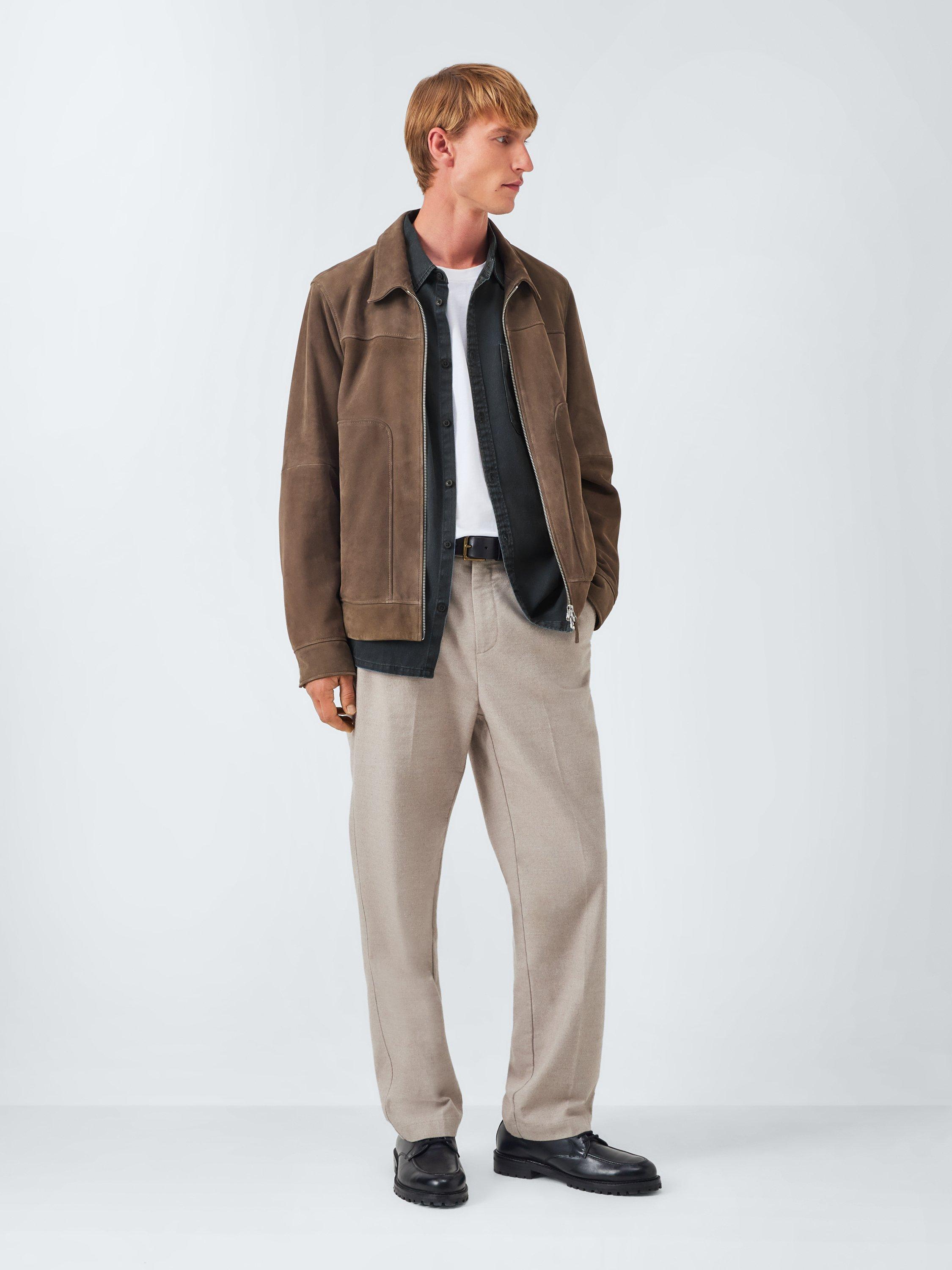 Product image 3 of 6, which shows John Lewis Regular Fit Washed Cotton Shirt, Blue Mirage, S