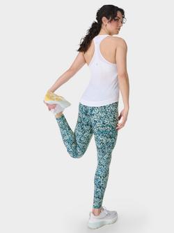 Sweaty Betty Power Workout Leggings - view 2, Blue Meadow Print