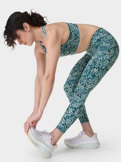 Sweaty Betty Power 7/8 Workout Leggings - view 2, Blue Meadow Print