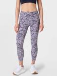 Sweaty Betty Power 7/8 Workout Leggings, Purple Meadow Print