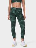 Sweaty Betty Power 7/8 Workout Leggings, Green Terrain Camo
