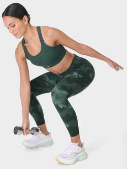 Sweaty Betty Power 7/8 Workout Leggings - view 2, Green Terrain Camo