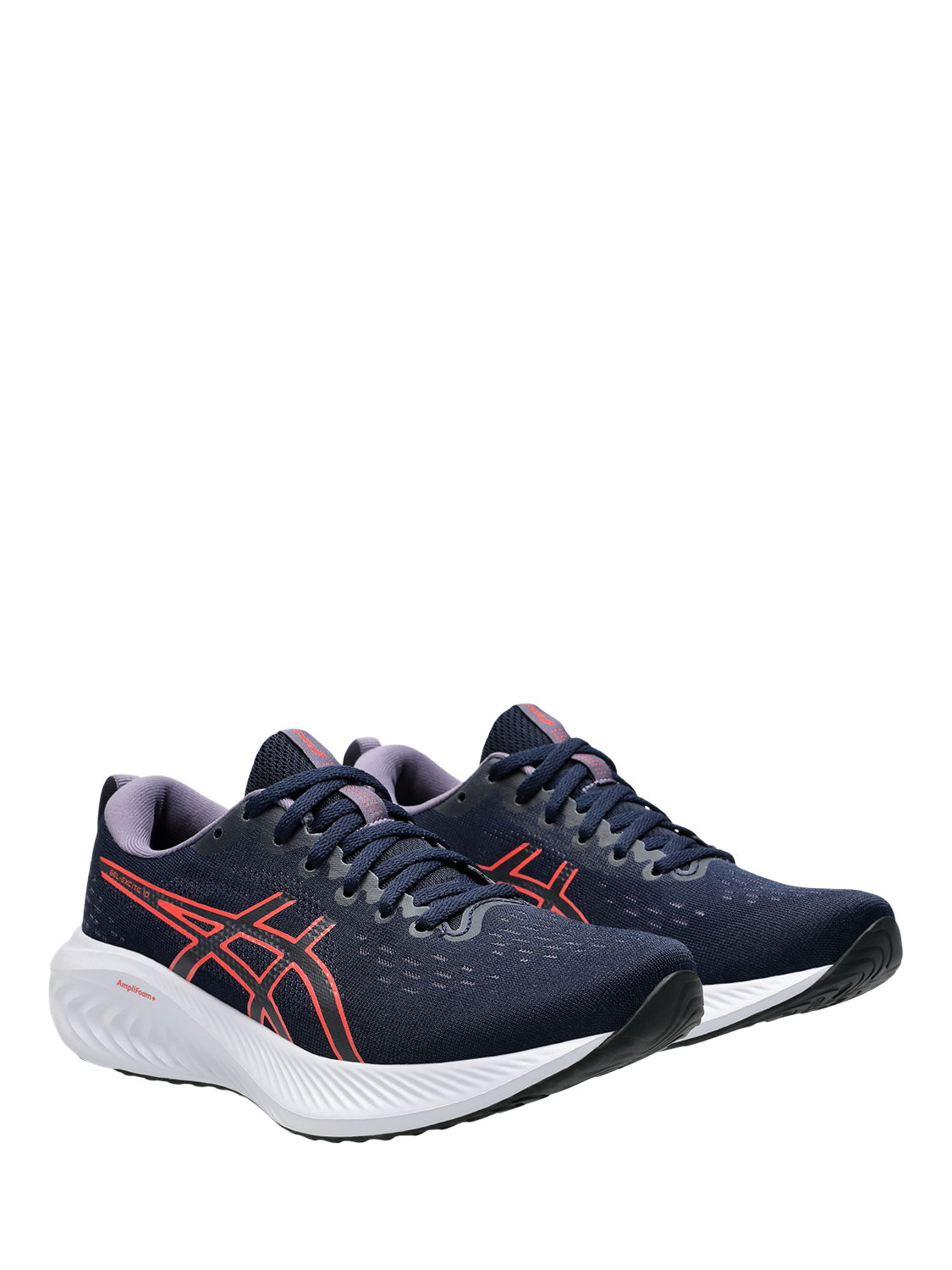 Product image 3 of 6, which shows ASICS Women's GEL-EXCITE 10 Running Shoes, Midnight/Coral, 4
