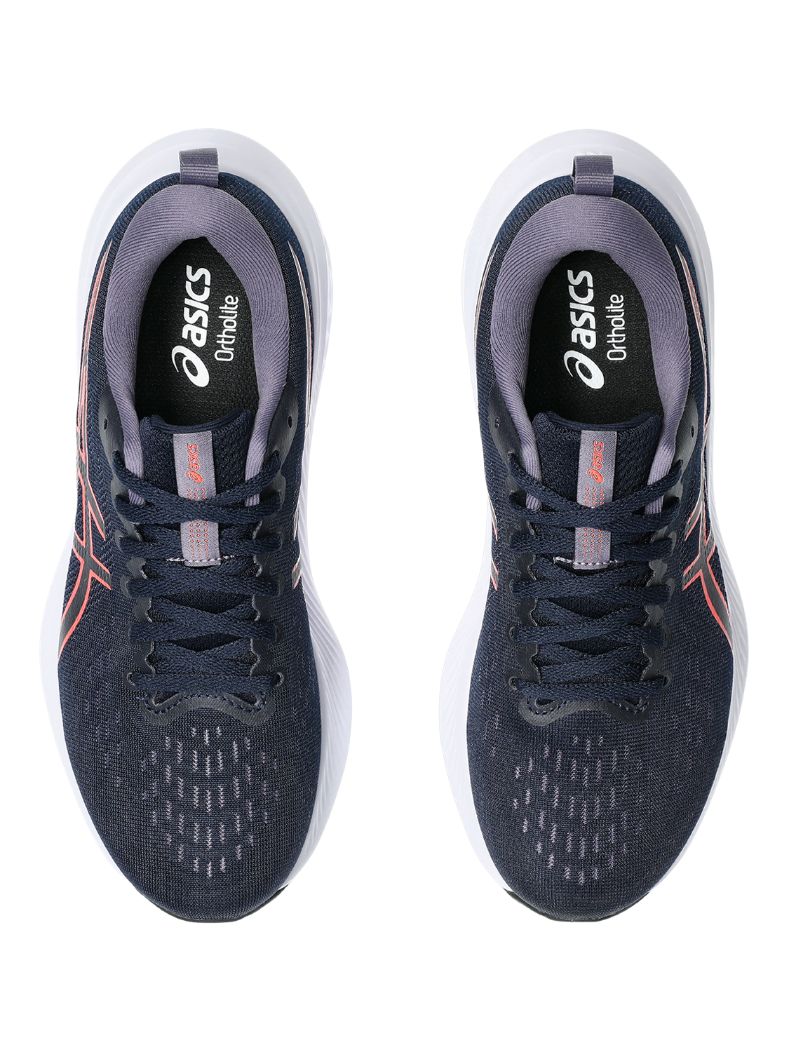 Product image 4 of 6, which shows ASICS Women's GEL-EXCITE 10 Running Shoes, Midnight/Coral, 4