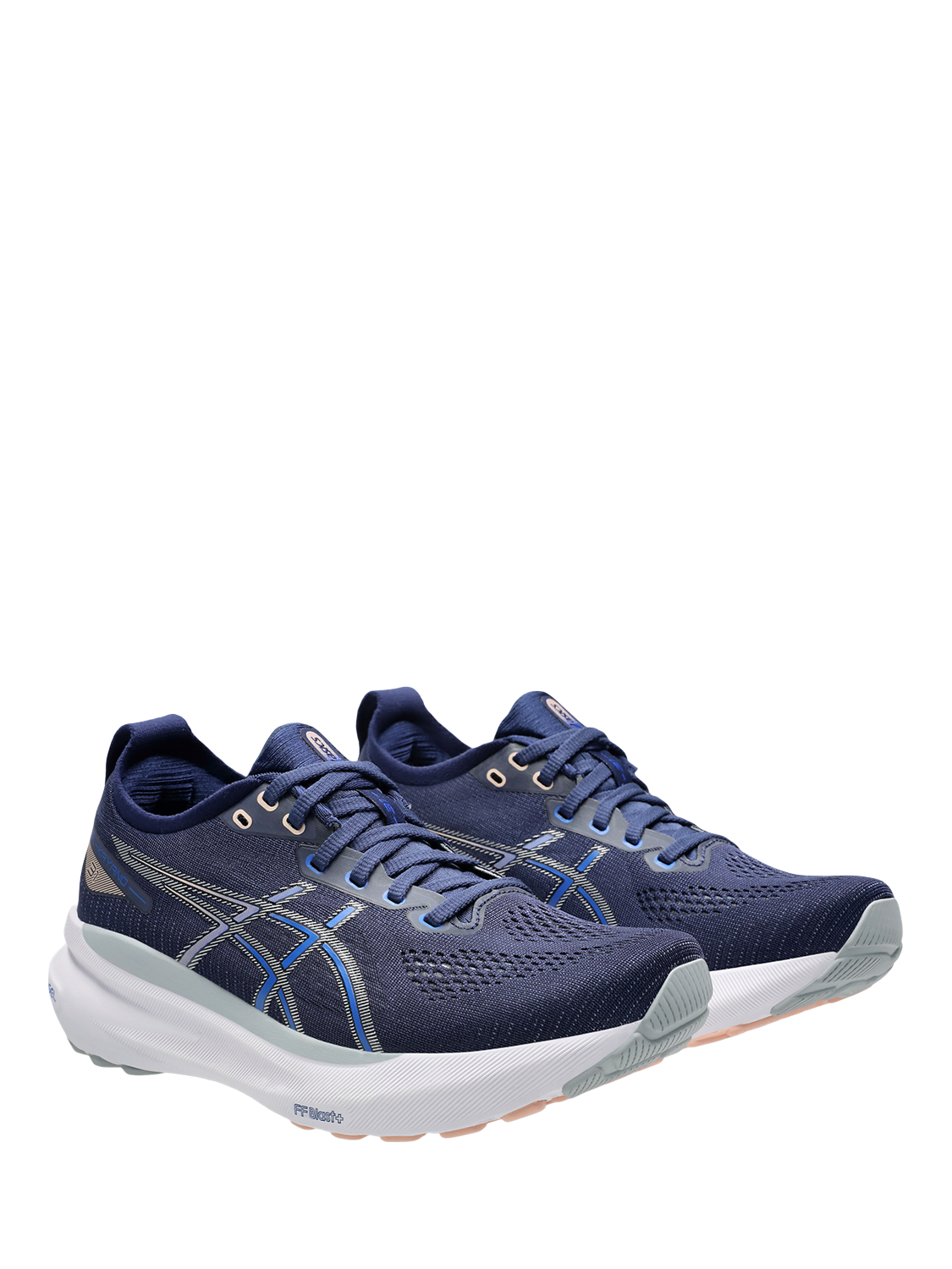 Product image 3 of 6, which shows ASICS Women's GEL-KAYANO 31 Running Shoes, Indigo/ Silver, 4