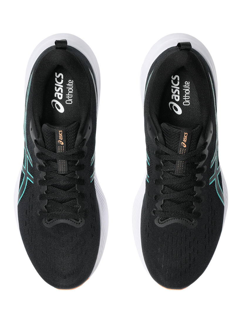 Product image 4 of 6, which shows ASICS Men's GEL-EXCITE 10 Running Shoes, Black/Wave Teal, 12