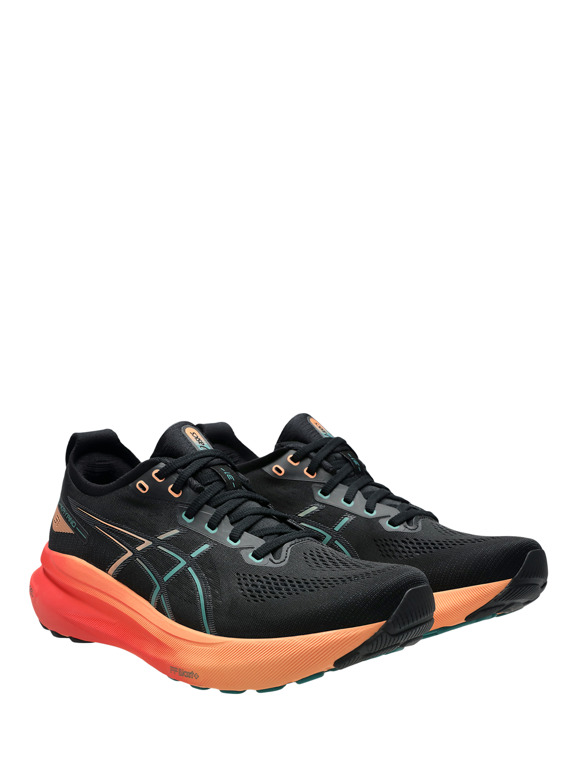 Product image 2 of 5, which shows ASICS Men's GEL-KAYANO 31 Running Shoes, Black/Rainy Lake, 7