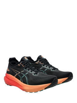 ASICS Men's GEL-KAYANO 31 Running Shoes, Black/Rainy Lake - view 2, Black/Rainy Lake