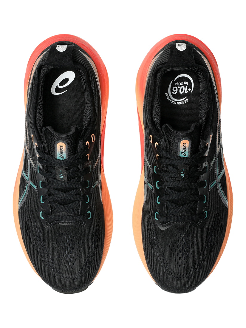 Product image 3 of 5, which shows ASICS Men's GEL-KAYANO 31 Running Shoes, Black/Rainy Lake, 7
