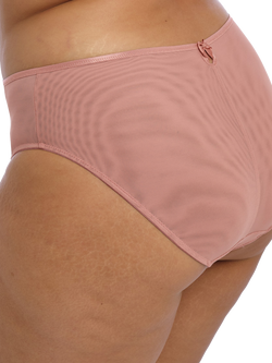 Elomi Teagan High Leg Knickers, Rose - view 2, Rose