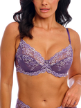 Wacoal Embrace Lace Underwired Bra, Grape Compote Multi
