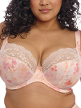 Elomi Lucie Stretch Plunge Bra, Pink/Multi
