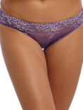 Wacoal Embrace Lace Bikini Knickers, Grape Compote Multi