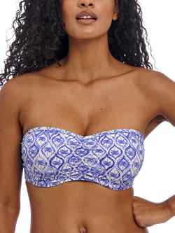 Freya Ocean Breeze Bandeau Bikini Top, Blue, Blue