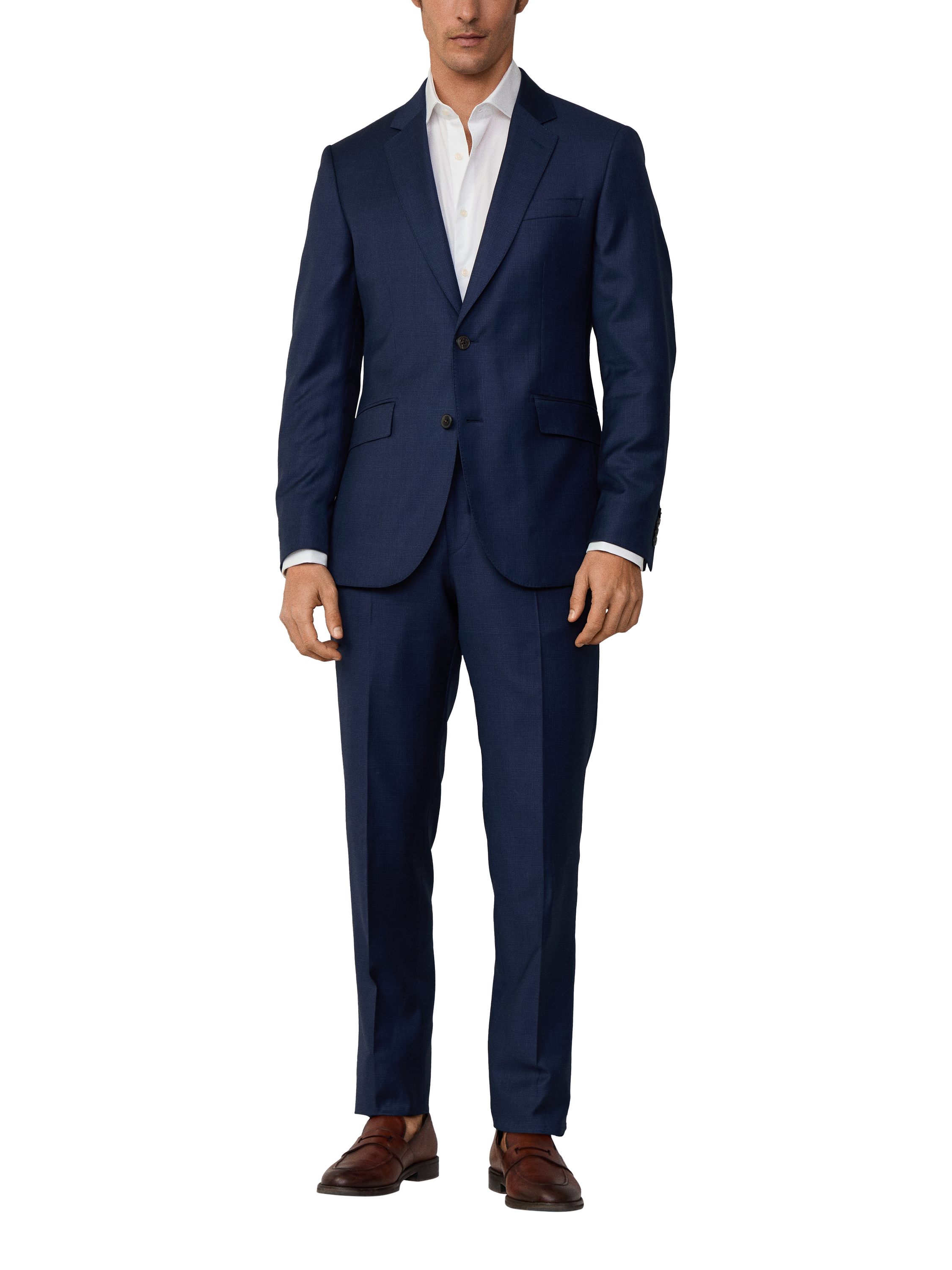 Hackett London Belgravia Wool Suit, Navy