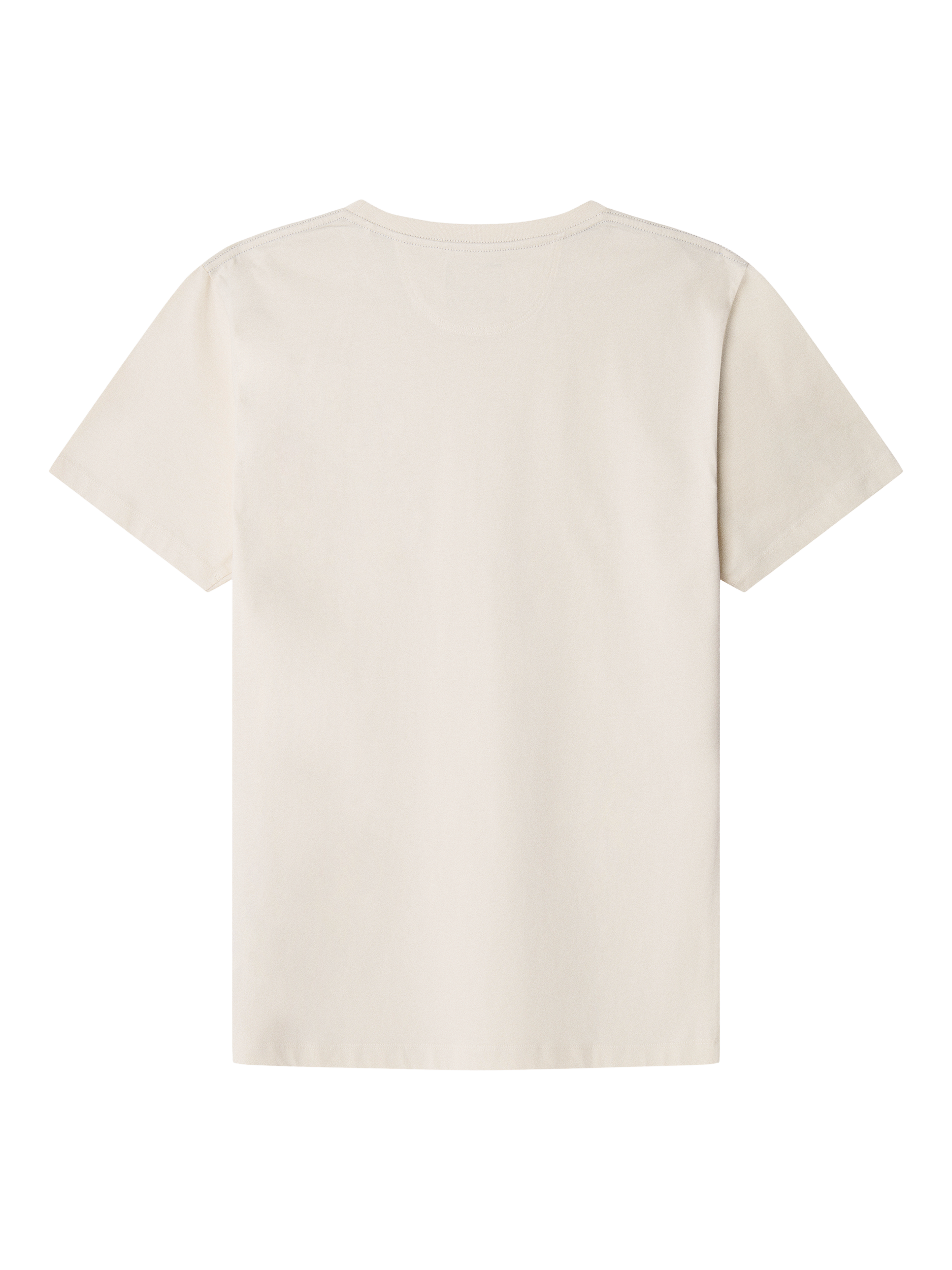 Product image 6 of 6, which shows Hackett London Cotton Classic Fit Short Sleeve Logo T-Shirt, Off White, XXXL