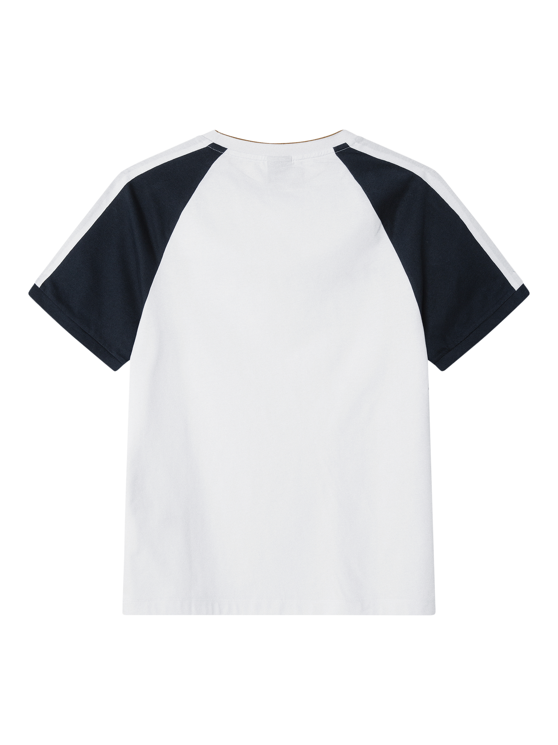 Product image 6 of 6, which shows Hackett London Cotton Classic Fit Short Sleeve Colour Block T-Shirt, White, XS