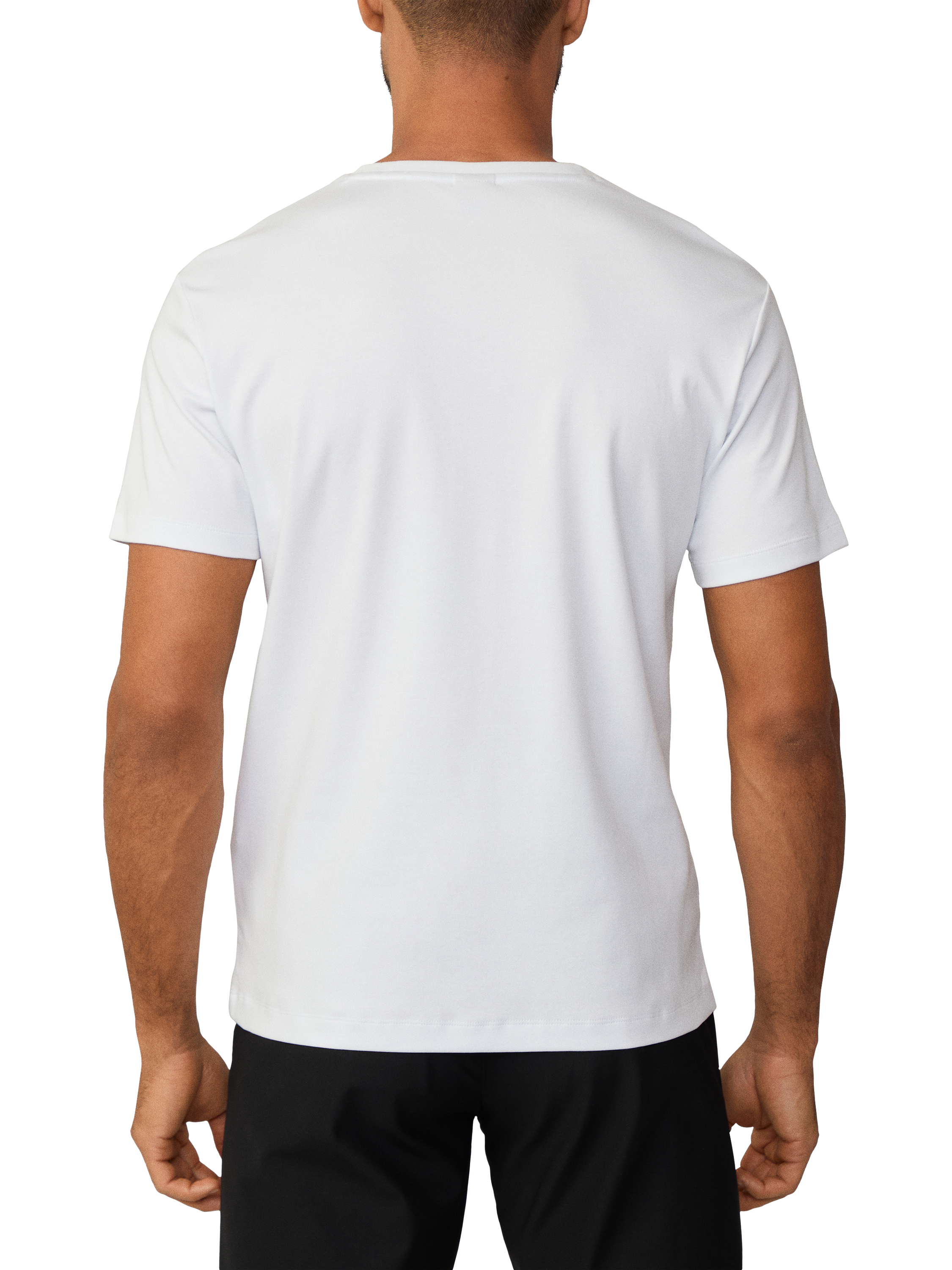 Product image 3 of 6, which shows Hackett London Cotton Classic Fit Short Sleeve T-Shirt, White, XXL