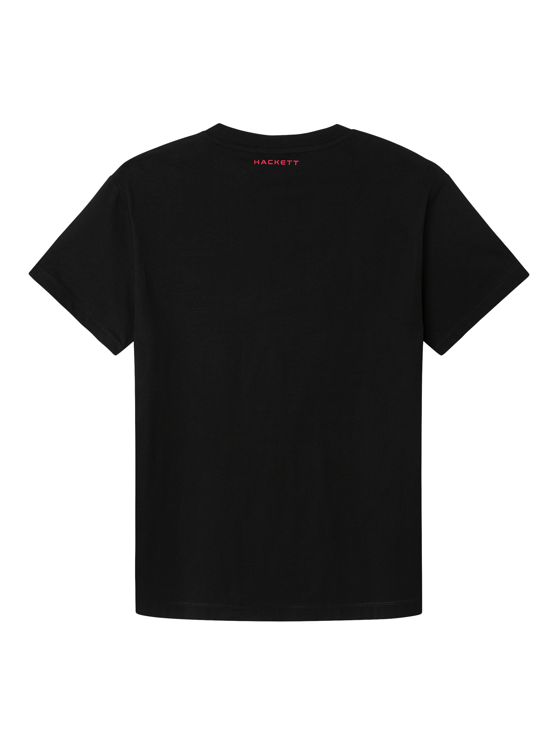 Product image 6 of 6, which shows Hackett London Cotton Regular Fit Short Sleeve Graphic T-Shirt, Black, XS